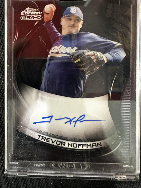 #CBA-TH Trevor Hoffman 2022 Topps Chrome Black AU Auto San Diego Padres Auto