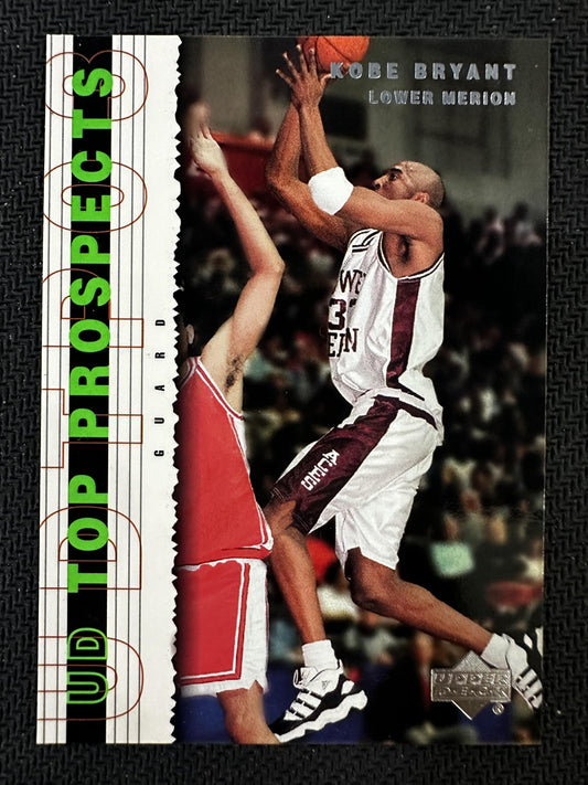 #54 Kobe Bryant 2003 UD Top Prospects Lower Merion H.S. Aces sports