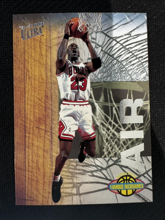 #7 Michael Jordan 1993-94 Ultra Chicago Bulls sports Famous Nicknames