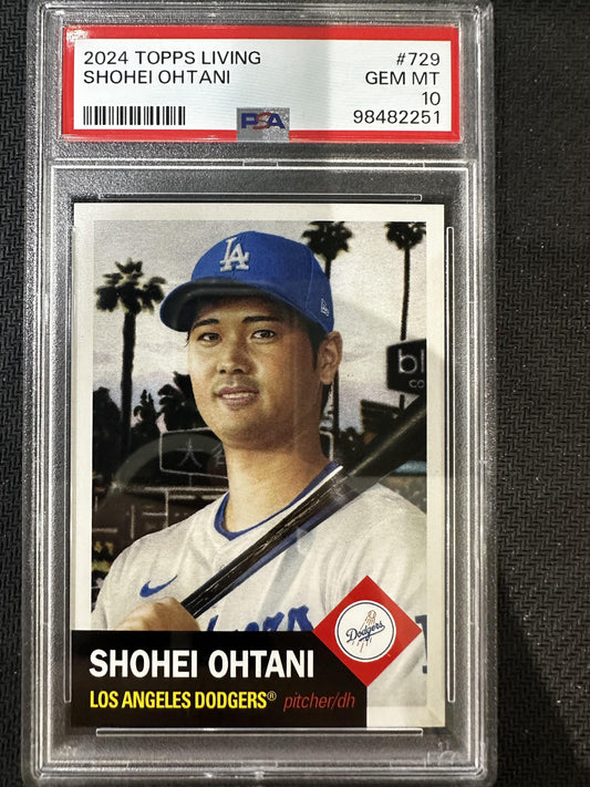 #729 Shohei Ohtani 2024 Topps Living Los Angeles Dodgers sports