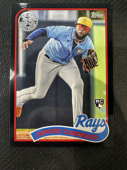 #89US-16 Junior Caminero 2024 Topps Update SN #/299 Tampa Bay Rays