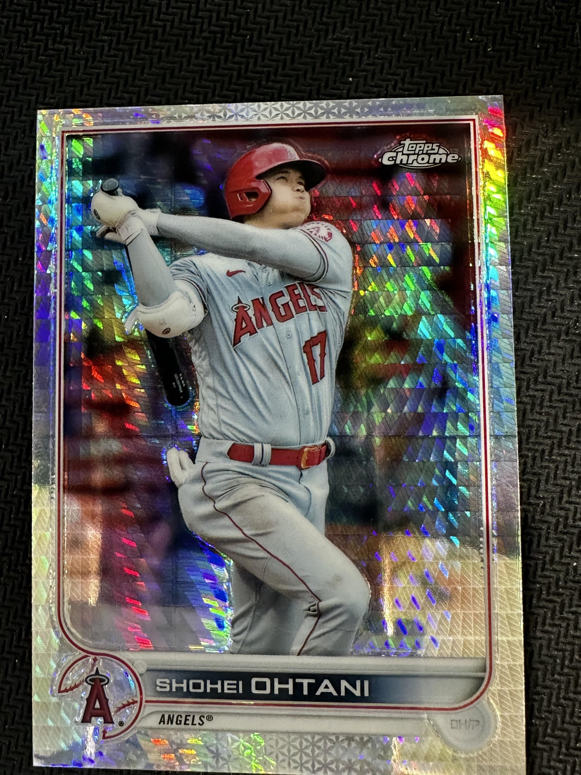 #1 Shohei Ohtani 2022 Topps Chrome Los Angeles Angels sports Prism Refractor