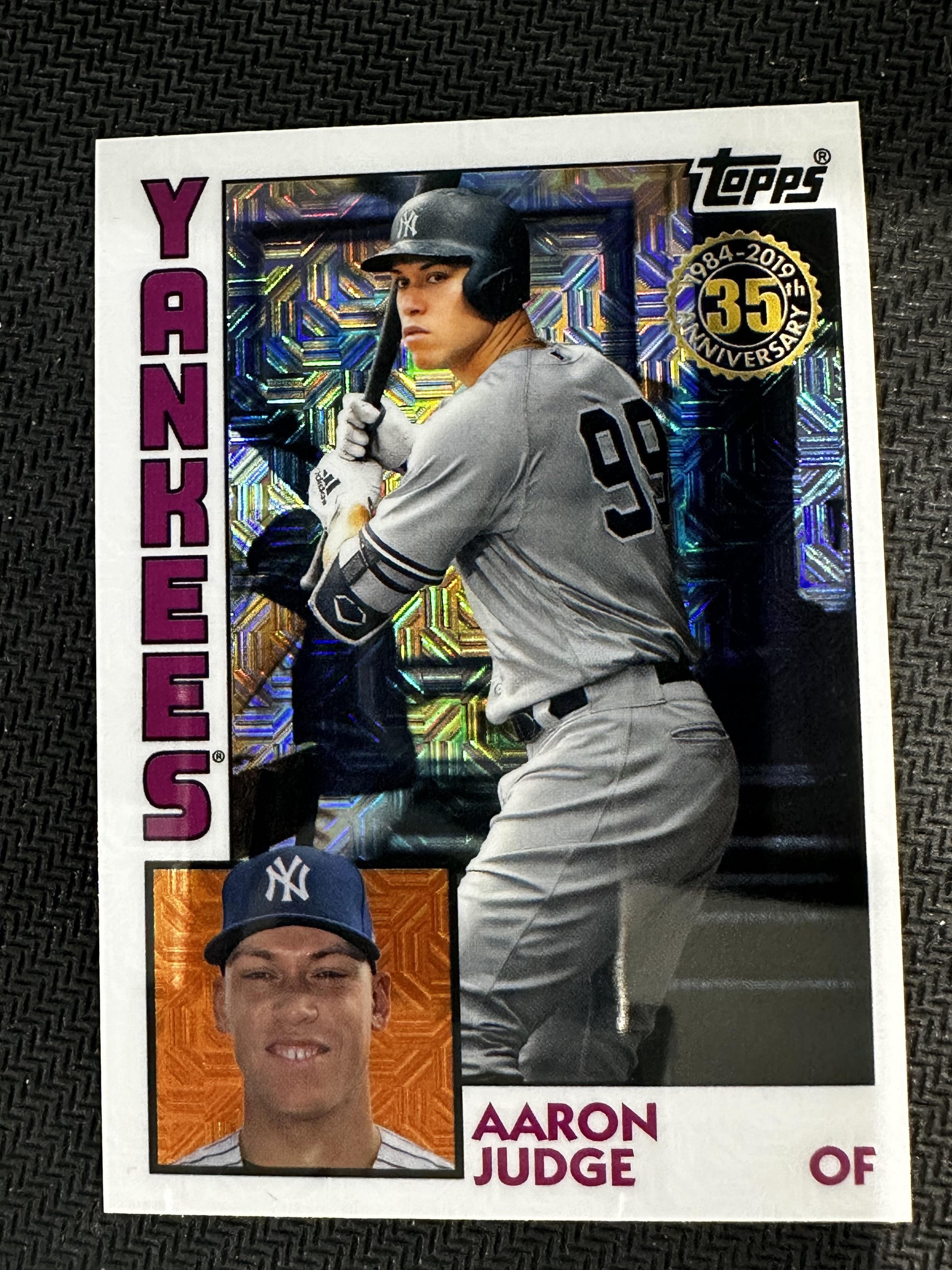 #T84-18 Aaron Judge 2019 Topps Yankees 35th Anniversary