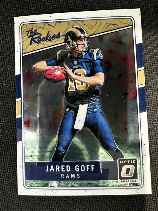 #TR-JG Jared Goff 2016 Donruss Optic Los Angeles Rams sports The Rookies