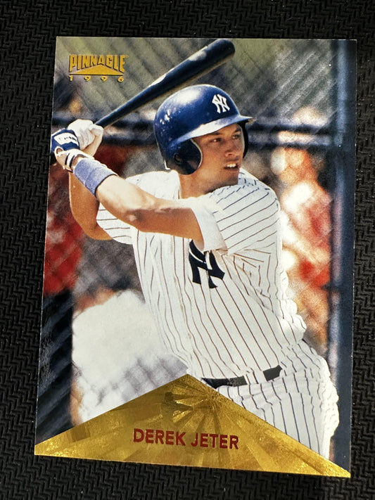 #171 Derek Jeter 1996 Pinnacle New York Yankees sports