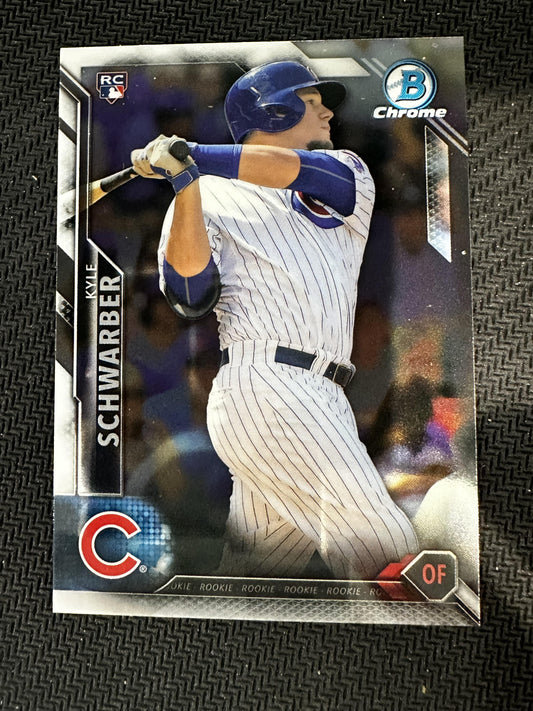 #122 Kyle Schwarber 2016 Bowman RC Rookie Chicago Cubs sports