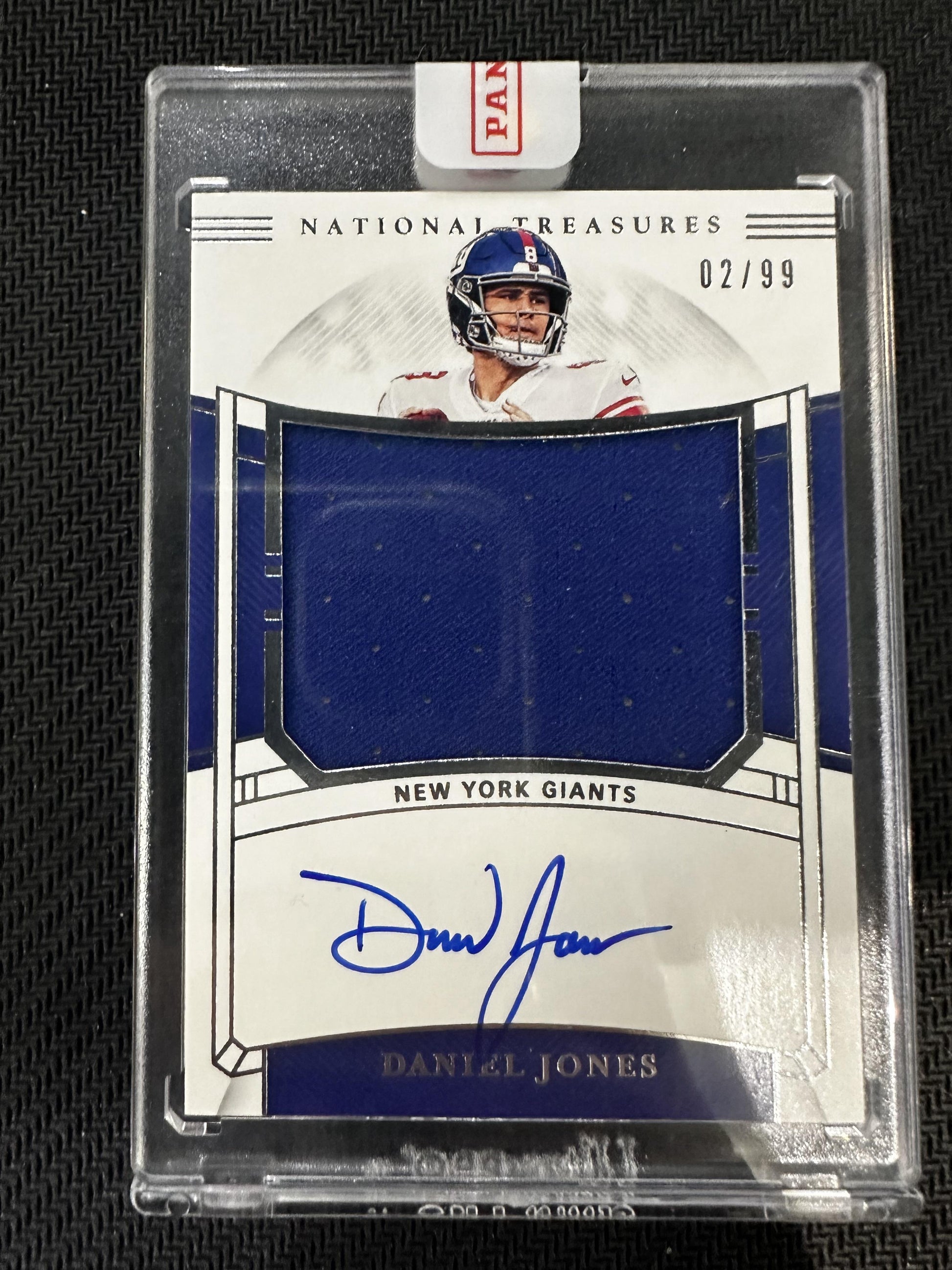 #RMS-DJ Daniel Jones 2019 Panini National Treasures Auto /99 Giants Signatures