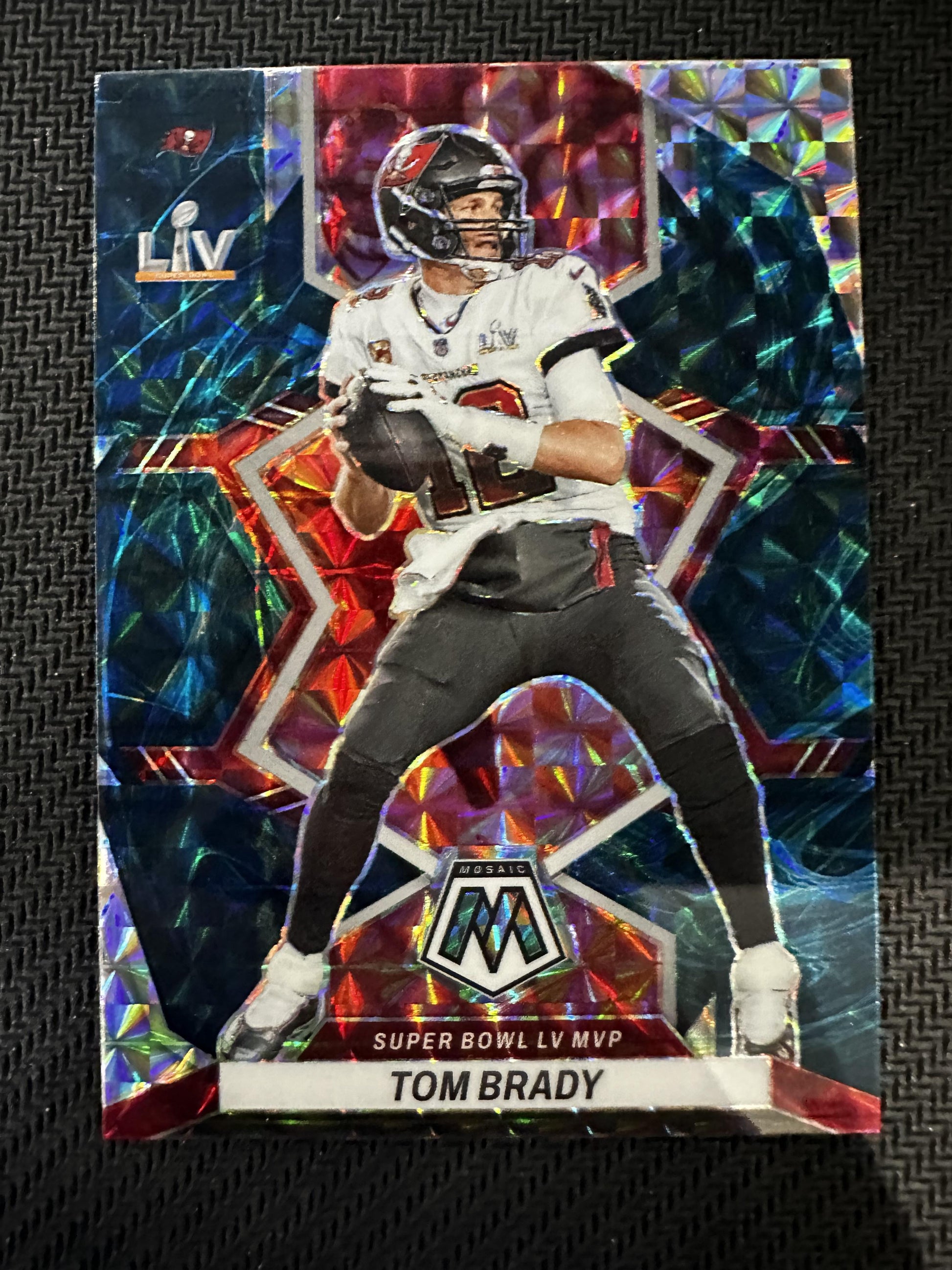 #291 Tom Brady 2022 Panini Mosaic Tampa Bay Buccaneers sports Mosaic Genesis