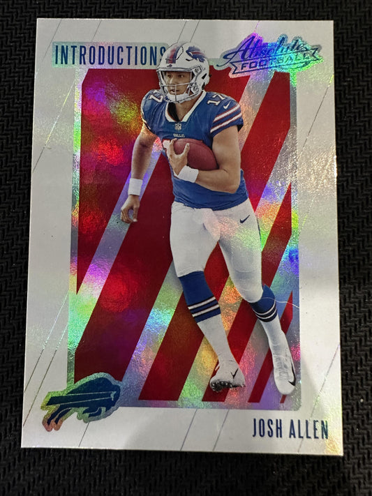 #IN-JA Josh Allen 2018 Panini Absolute Buffalo Bills sports Introductions