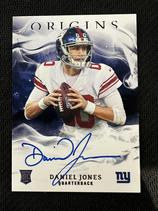 #RA-DJO Daniel Jones 2019 Panini Origins AU Auto New York Giants Rookie Auto