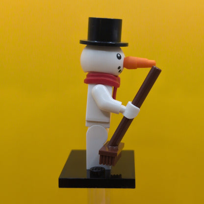 Snowman col23-3 Series 23 (complete Set with Stand and Accessories) CMF Minifigure Lego