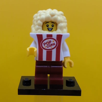 Popcorn Costume col23-7 Series 23 (complete Set with Stand and Accessories) CMF Minifigure Lego