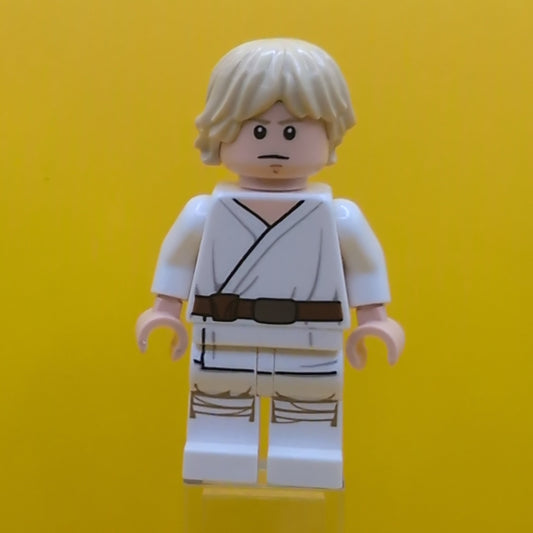 Luke Skywalker sw0778 Tatooine White Legs Stern Smile Face Print Star Wars Minifigure Lego