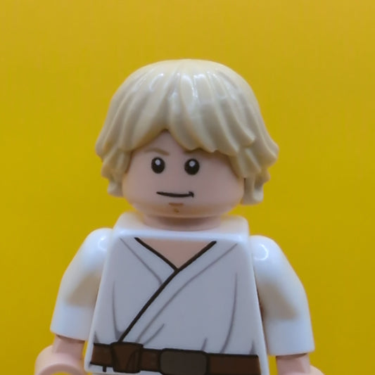 Luke Skywalker sw0778 Tatooine White Legs Stern Smile Face Print Star Wars Minifigure Lego