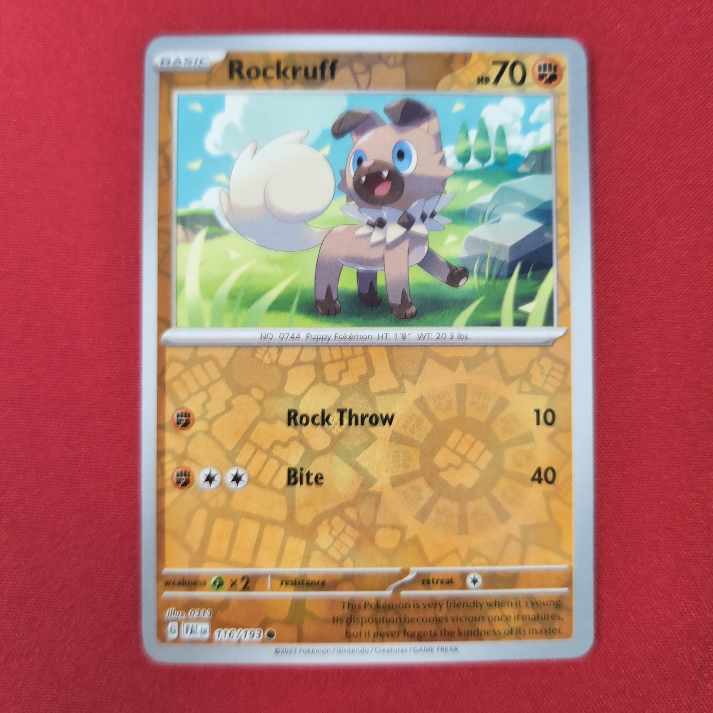 Rockruff [Reverse Holo] #116