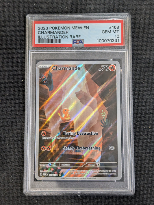 #168/165 Charmander 151 PSA 10