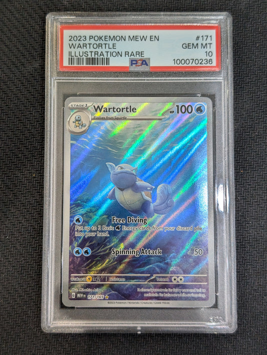 #171/165 Wartortle SV: Scarlet & Violet 151 PSA 10