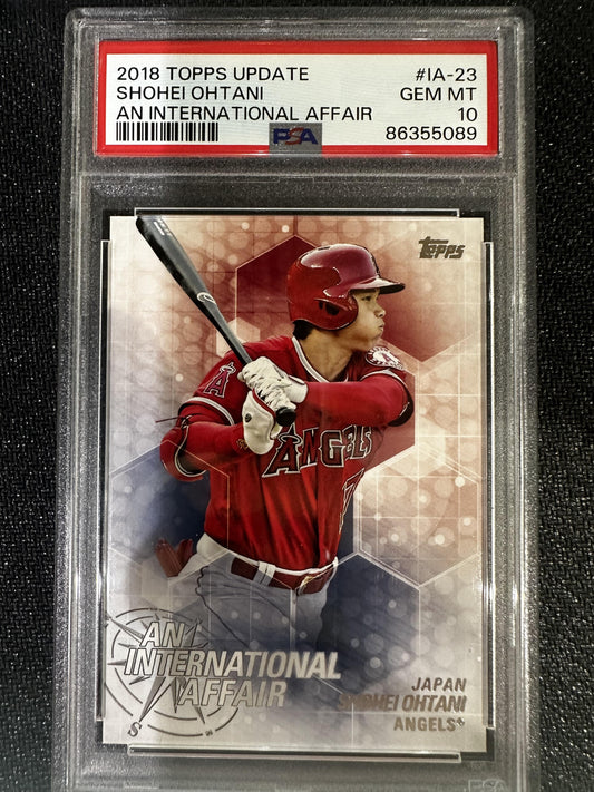 #IA-23 Shohei Ohtani 2018 Topps Update Angels An International Affair