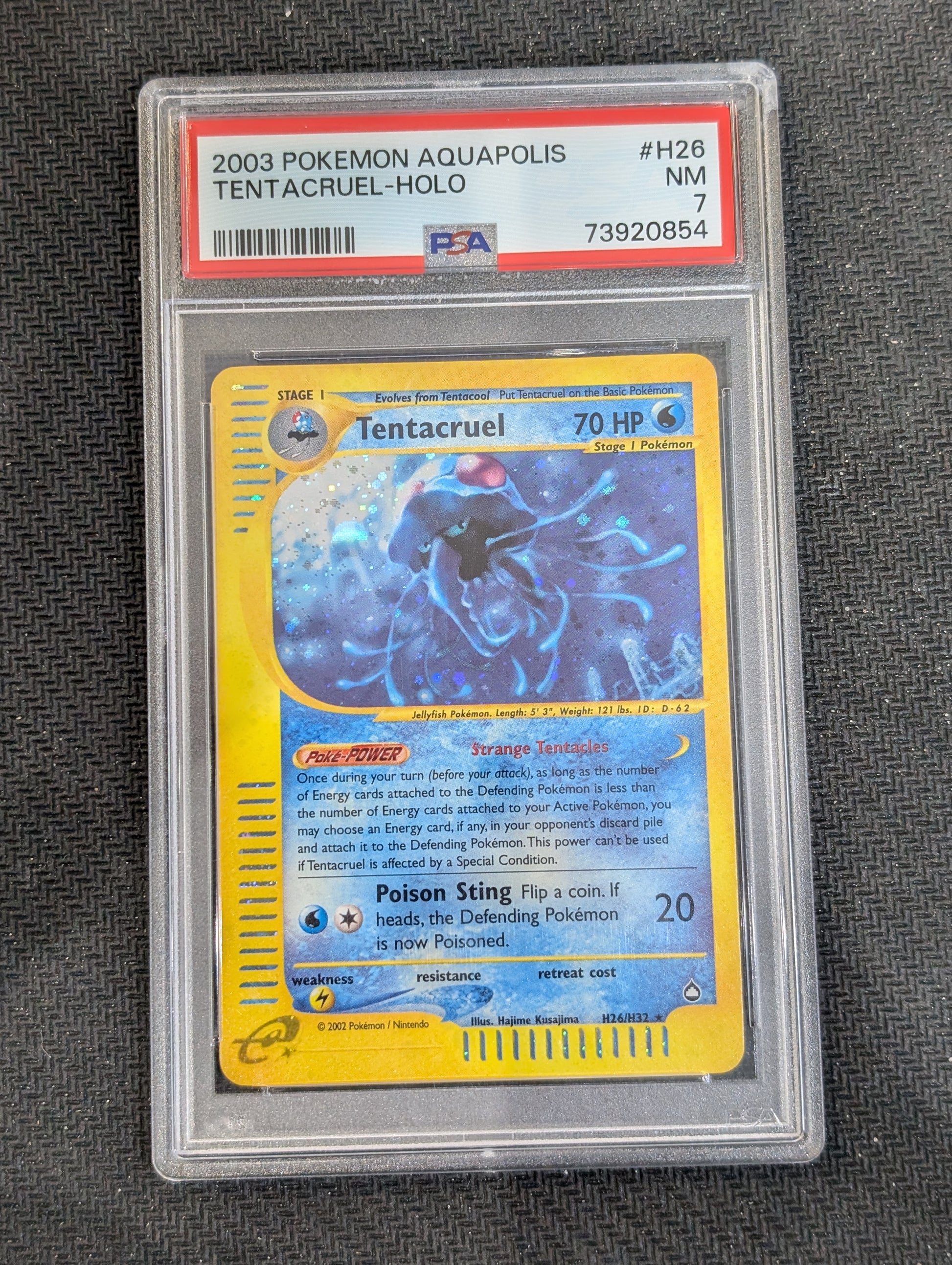 #H26/H32 Tentacruel (H26) Aquapolis PSA 7