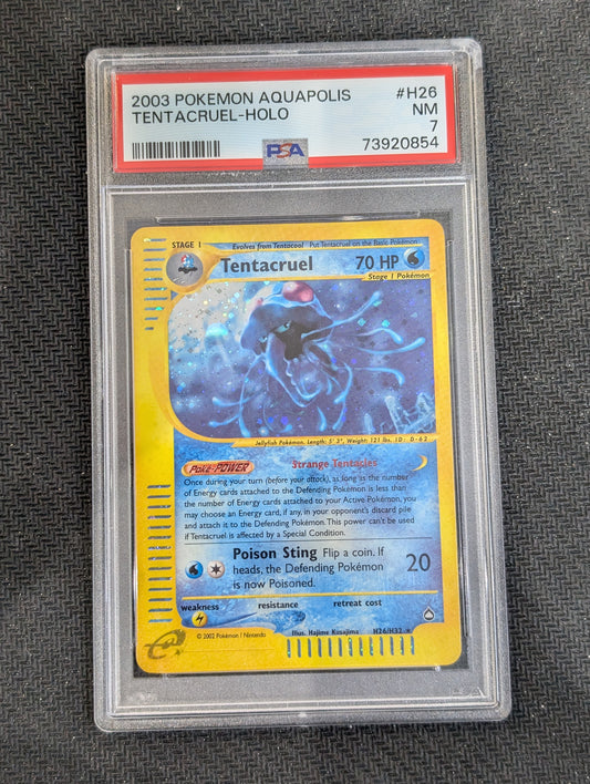 #H26/H32 Tentacruel (H26) Aquapolis PSA 7