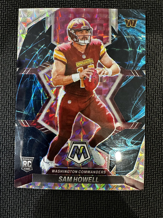 #305 Sam Howell 2022 Panini Mosaic RC Rookie Washington Commanders Genesis