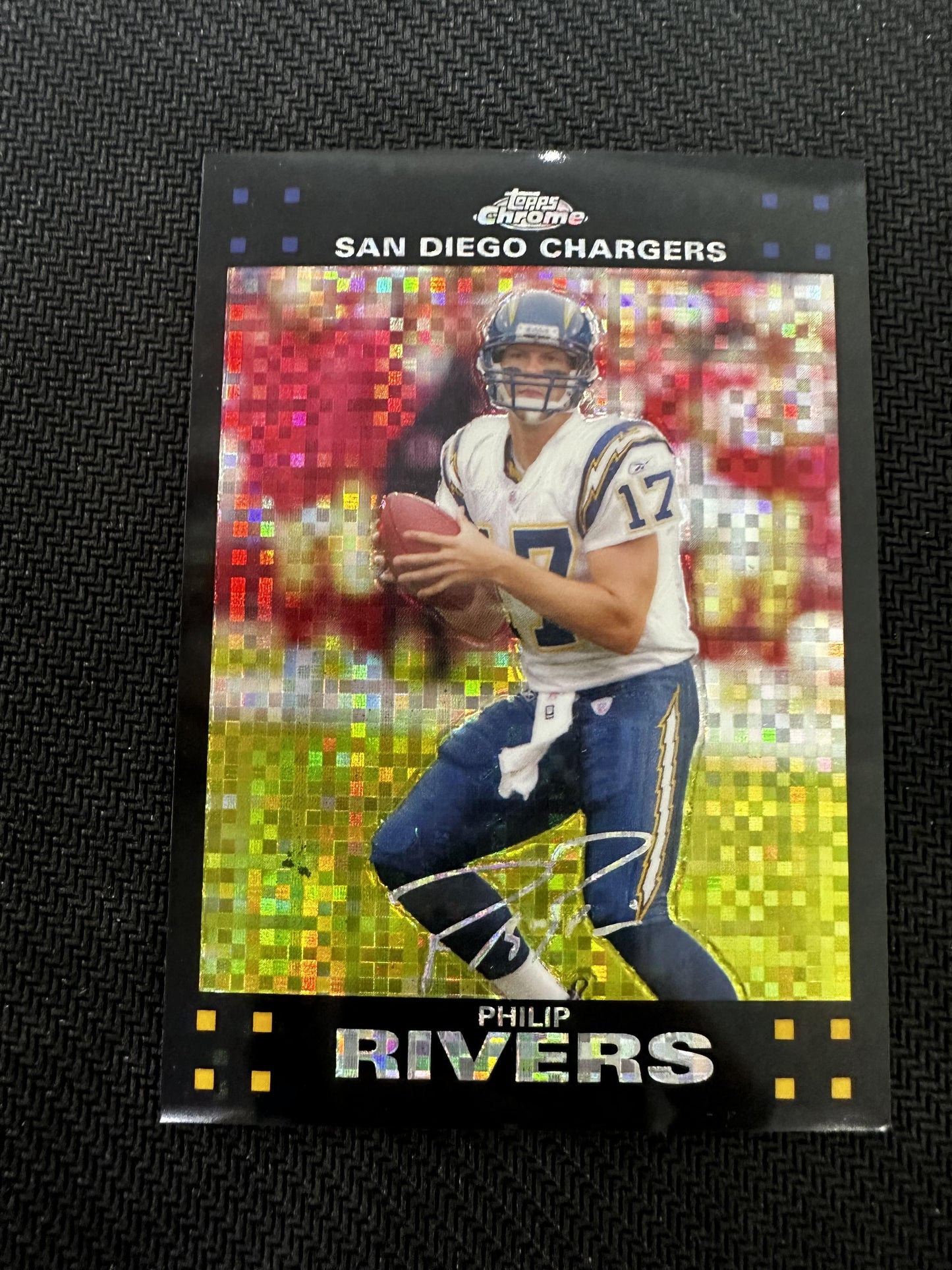 #TC8 Philip Rivers 2007 Topps Chrome San Diego Chargers sports Xfractors