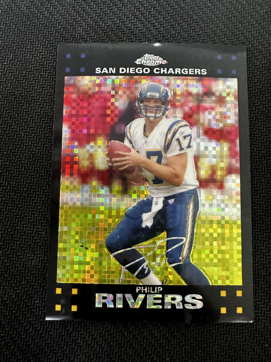 #TC8 Philip Rivers 2007 Topps Chrome San Diego Chargers sports Xfractors