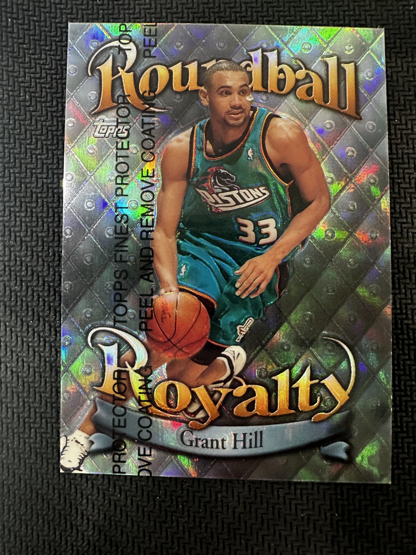 #R12 Grant Hill 1998-99 Topps Detroit Pistons Roundball Royalty Refractors