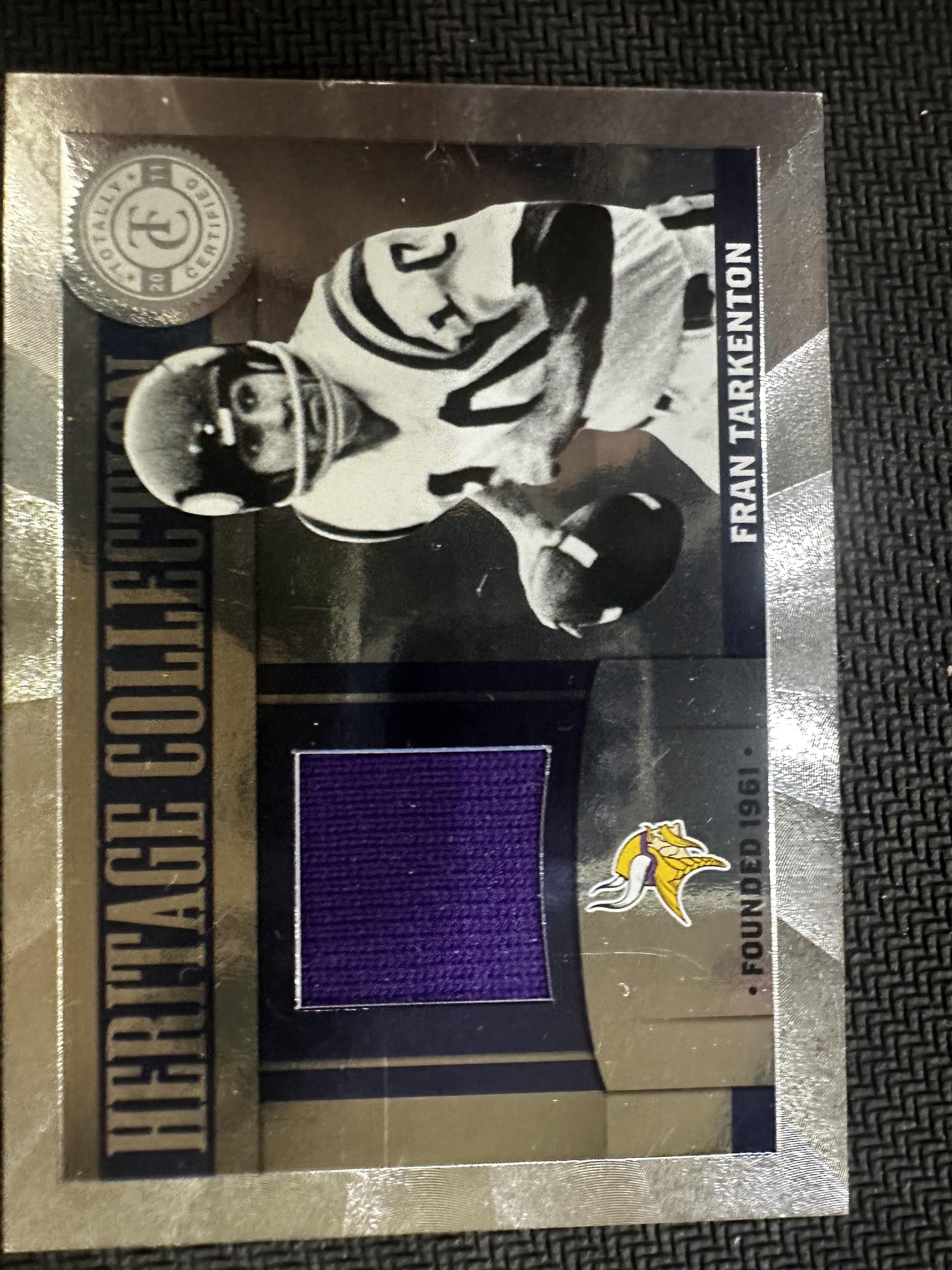 2011 Panini Totally Certified #20 Fran Tarkenton Heritage Jerseys #/249