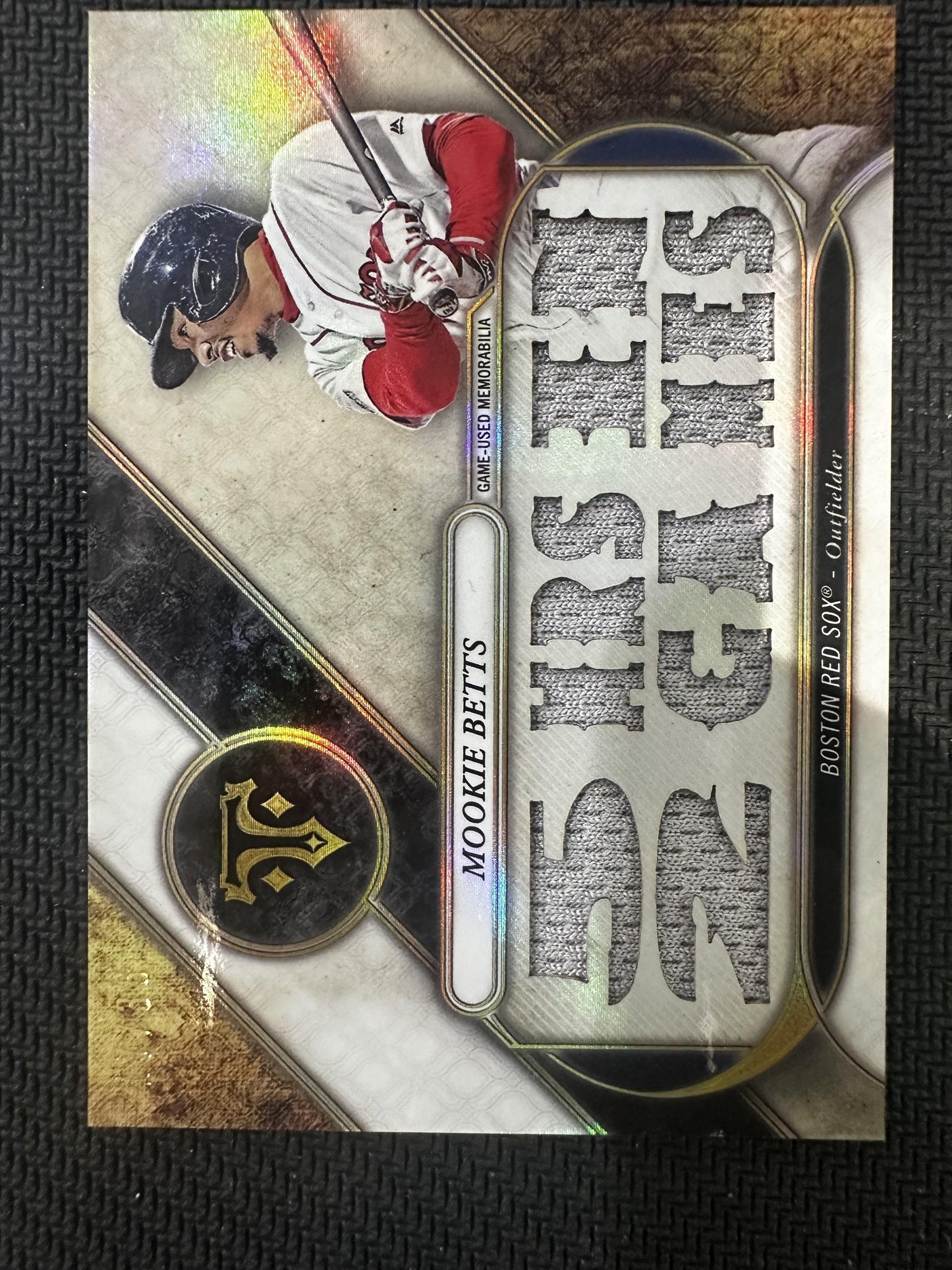 2017 Topps Triple Threads #TTR-MB1 Mookie Betts Triple Threads Relics #/36