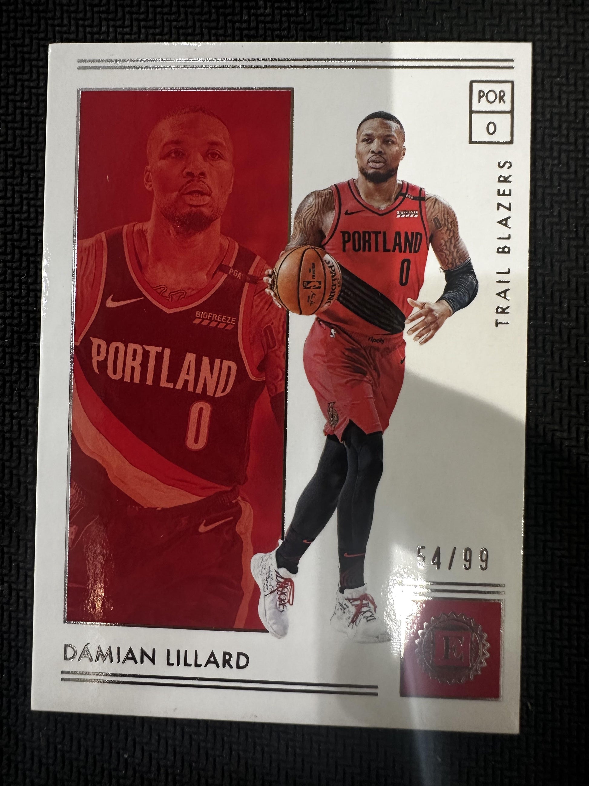 2018-19 Panini Encased #3 Damian Lillard #/99