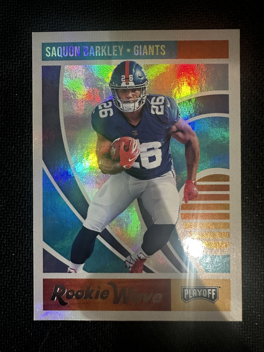 2018 Panini Playoff #2 Saquon Barkley Rookie Wave