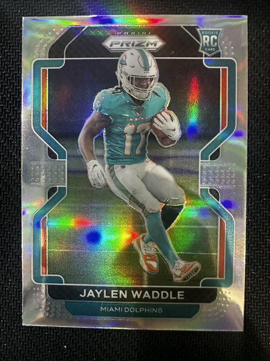 2021 Panini Prizm #338 Jaylen Waddle Silver