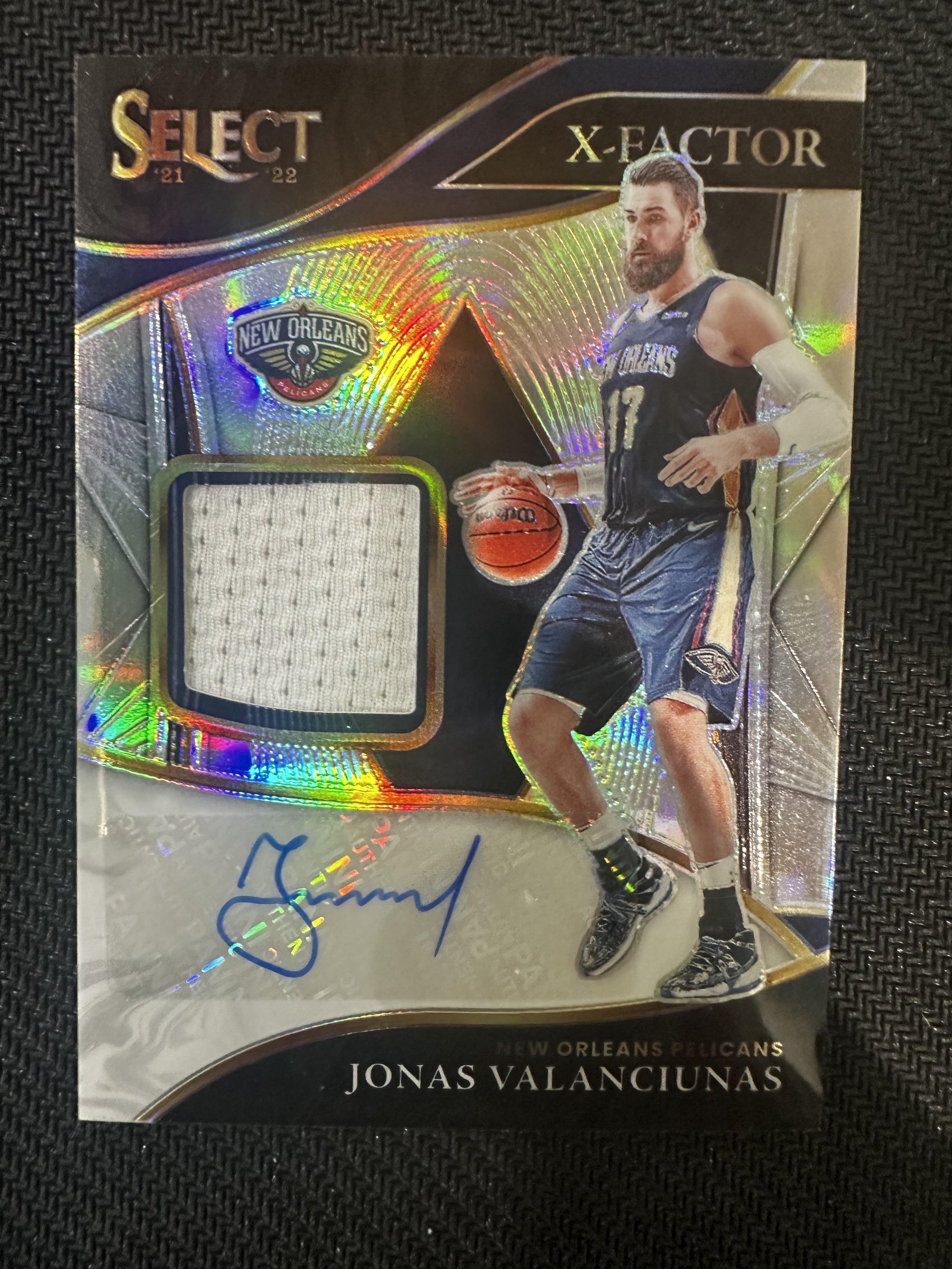 2021-22 Panini Select #XF-JVC Jonas Valanciunas X-Factor Mem Signatures /149