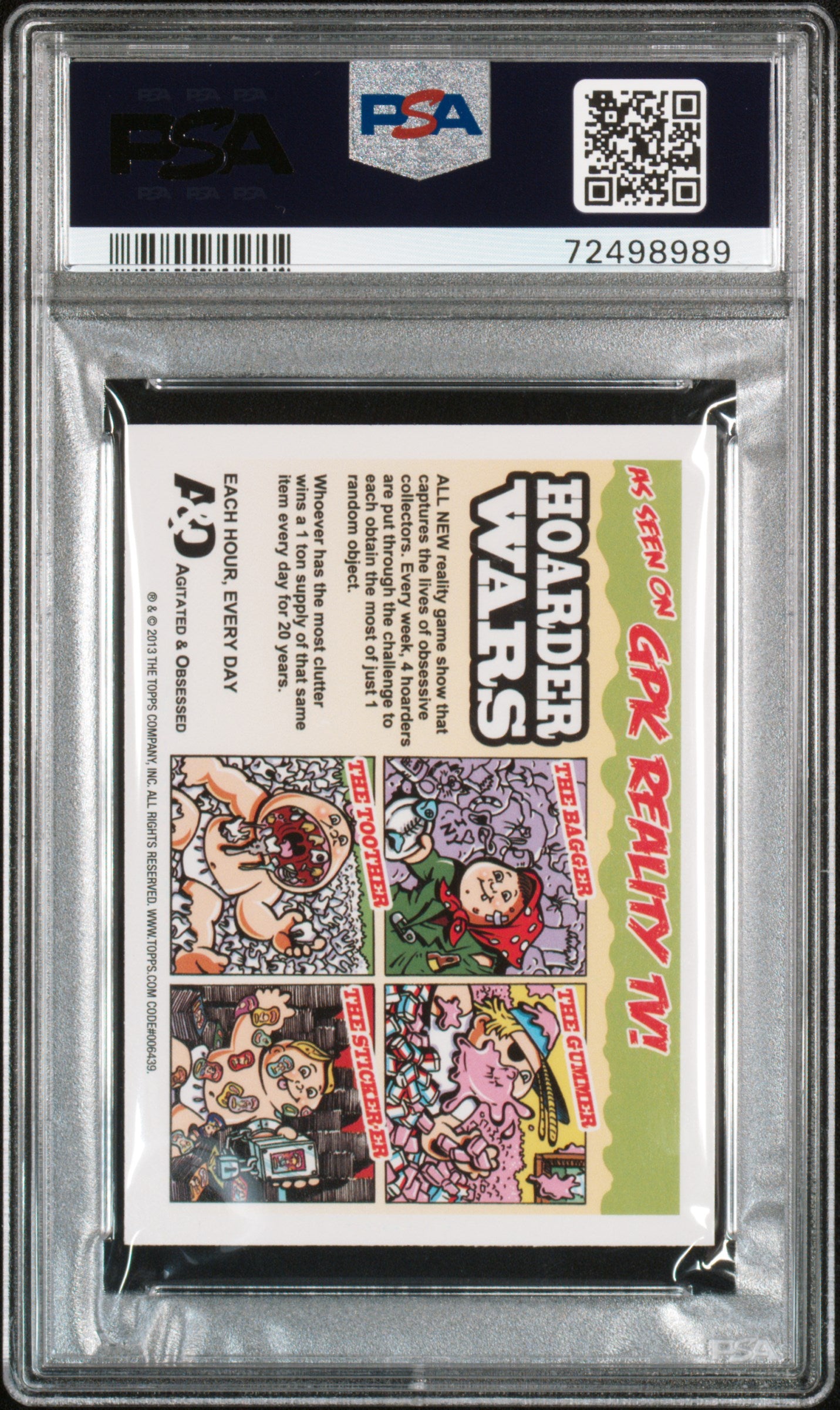 #51a Tug Of Warren 2013 Garbage Pail Kids Mini Cards 10 GEM-MT sports Mini Cards