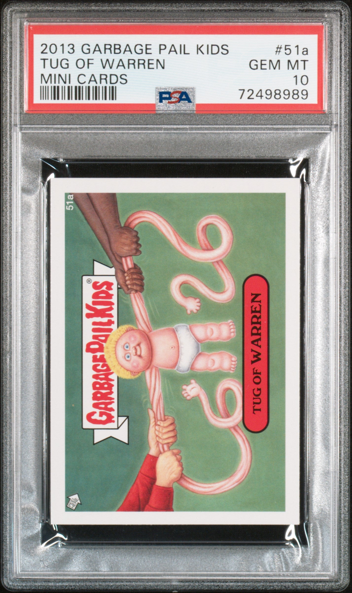#51a Tug Of Warren 2013 Garbage Pail Kids Mini Cards 10 GEM-MT sports Mini Cards