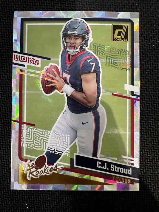 #21 C.J. Stroud 2023 Donruss Houston Texans sports The Rookies