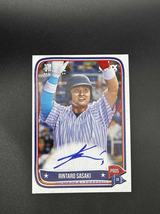 Rintaro Sasaki 2024 Onyx Vintage Autograph