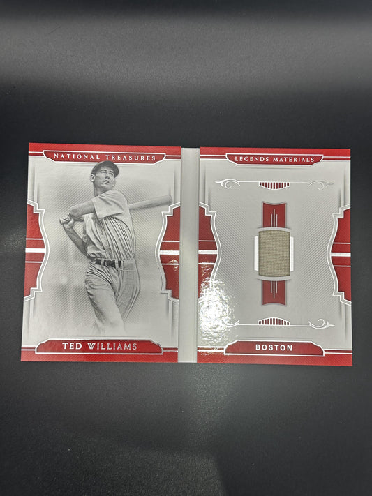 #LMB-TW Ted Williams 2018 Panini National Treasures /49 Red Sox Booklets