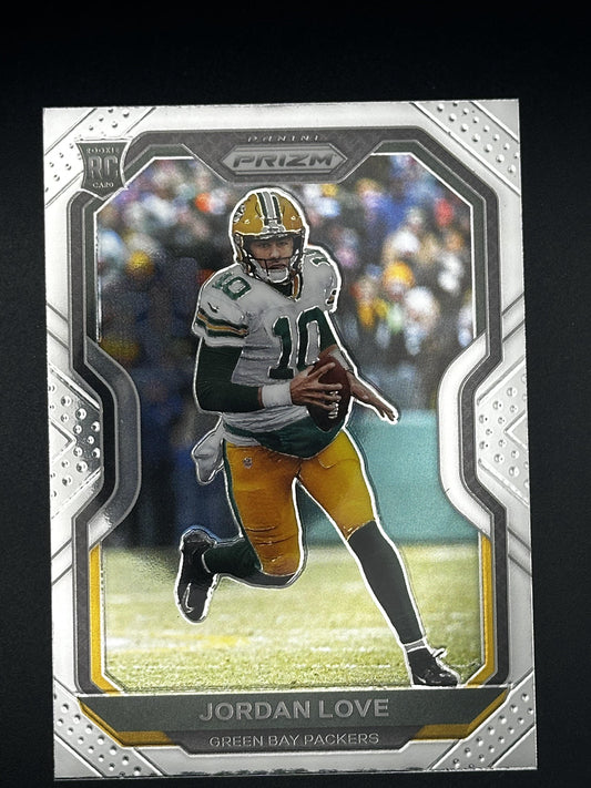 #363 Jordan Love 2020 Panini Prizm RC Rookie Green Bay Packers sports