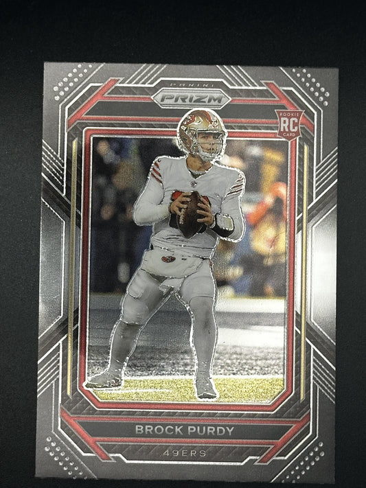 #PB-8 Brock Purdy 2022 Panini Chronicles San Francisco 49ers sports Prizm Black