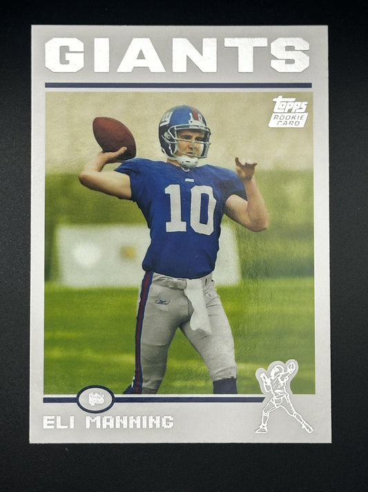 #350 Eli Manning 2004 Topps RC Rookie New York Giants sports