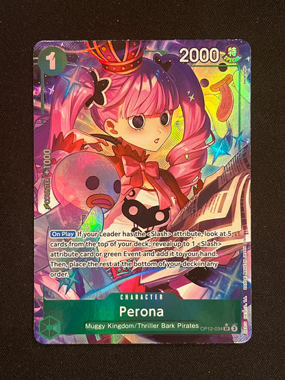 OP12-034 Perona Alt-Art (SR) - Legacy of the Master
