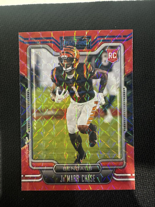 #105 Ja'Marr Chase 2021 Panini Playbook Bengals Mosaic