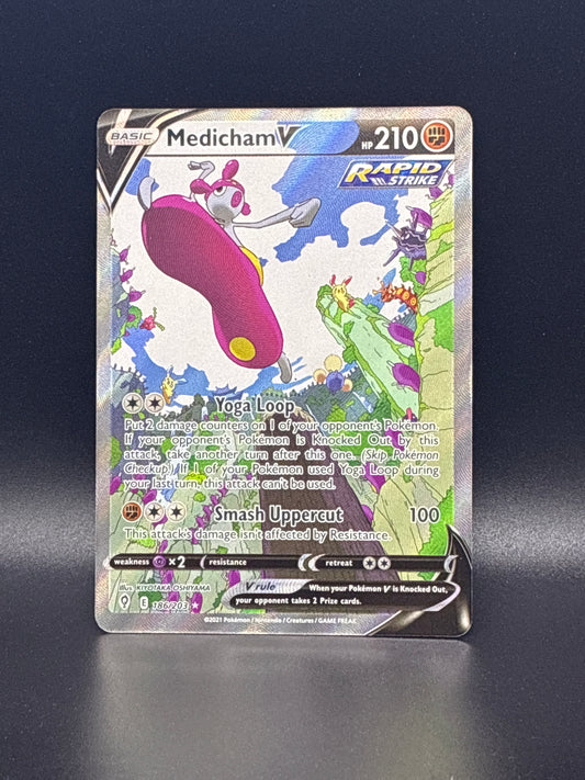Medicham V (Alternate Full Art) #186/203 - Evolving Skies