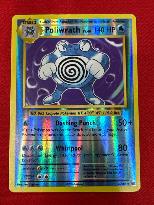 #25/108 Poliwrath [Reverse Holo]