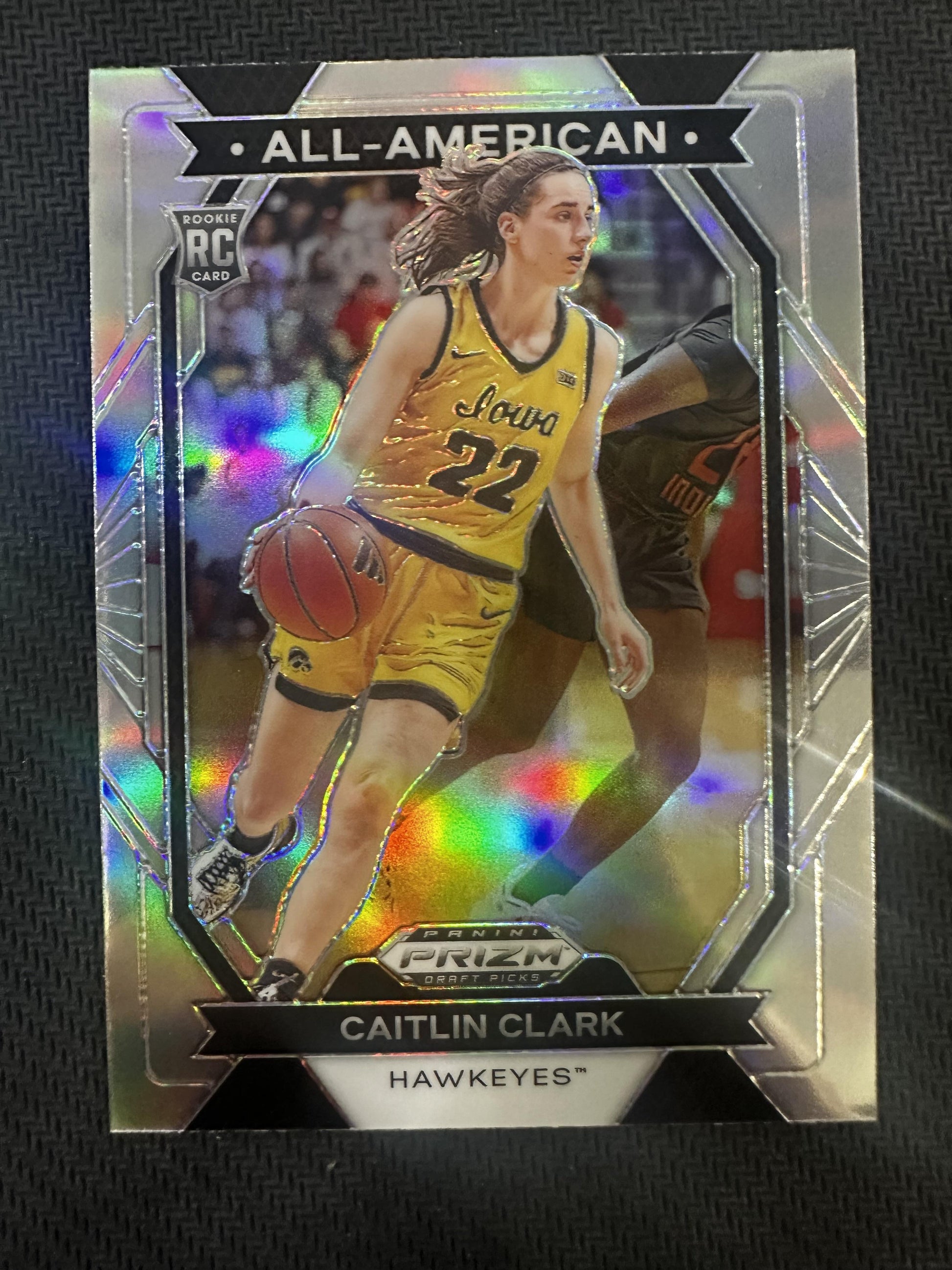 #23 Cailtin Clark 2024 Prizm Draft Picks All-American Silver