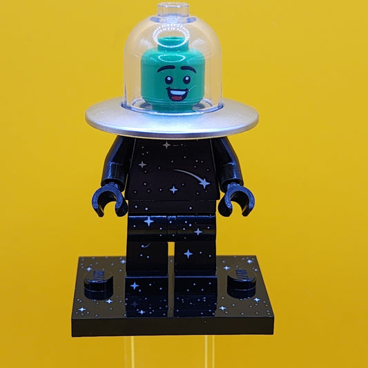 Flying Saucer Costume Fan Series 26 CMF Minifigure Lego (Complete Set, with stand and accessories) col26-7