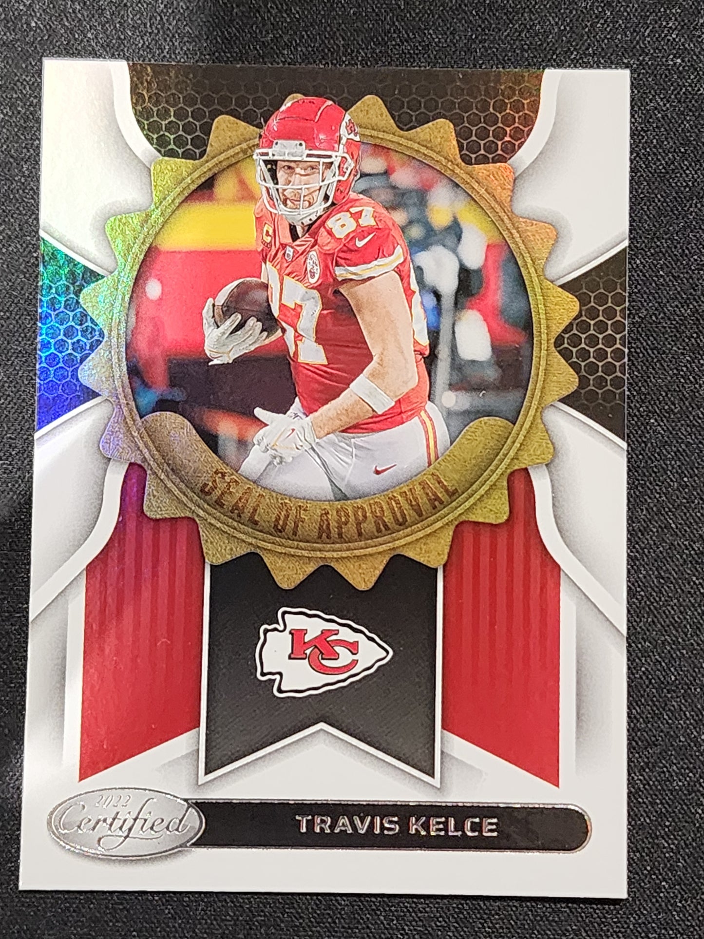 Travis Kelce SA-4 2022 Certified Seal of Approval Insert Kansas City Chiefs