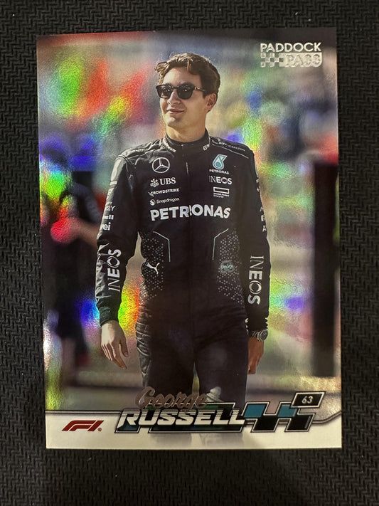 #5 George Russell 2024 Topps Chrome Formula One Team